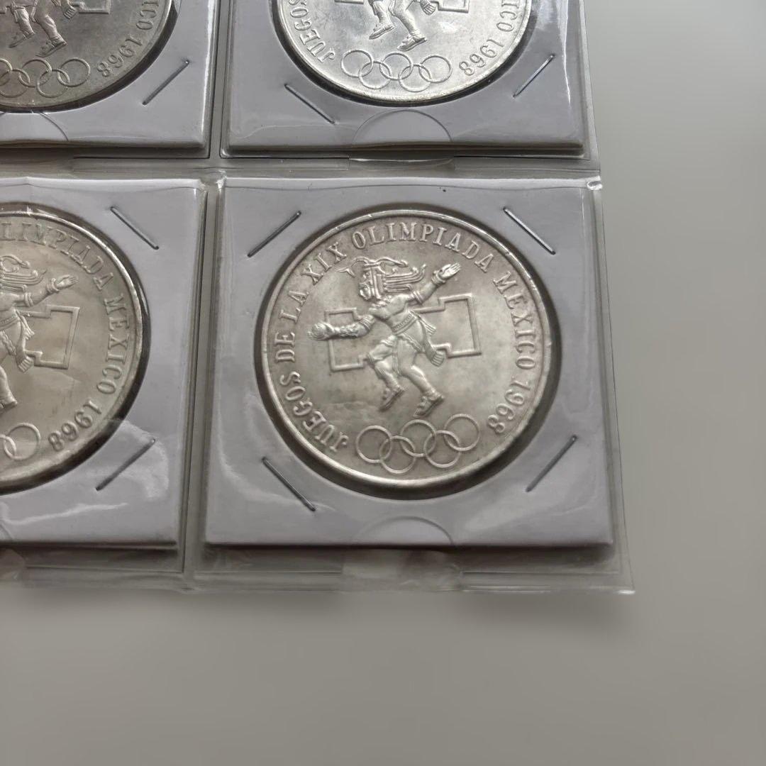 み*つ様 メキシコオリンピック記念銀貨8枚セット