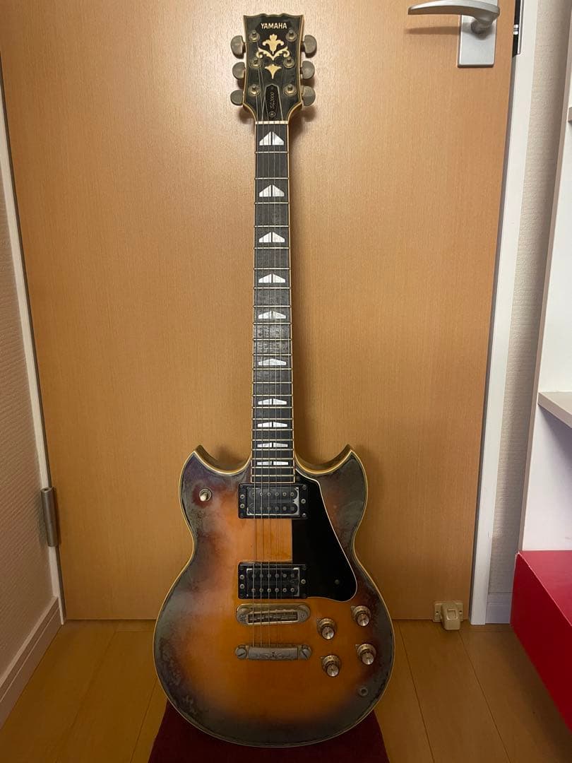 YAMAHA SG-2000初期1977年ブラウンサンバーストバイサウンド未搭載