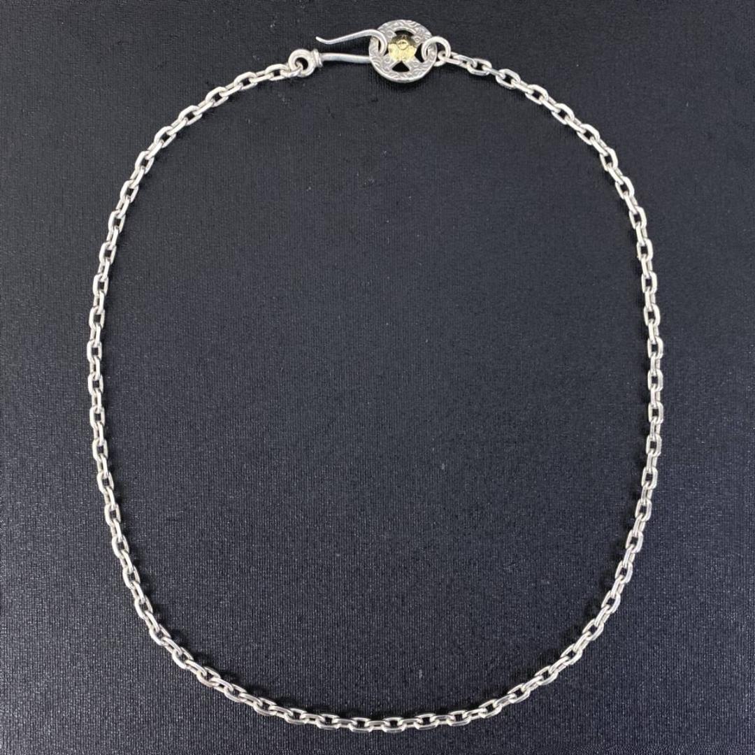 FIRST ARROW'S K18サンメタル ホイール フックチェーンネックレス