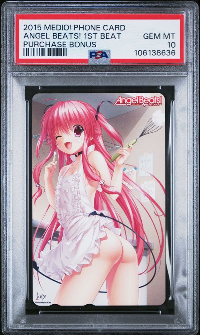 【PSA10】芳岡ユイ［エプロン］/エンジェルビーツ！/メディオ購入特典カード