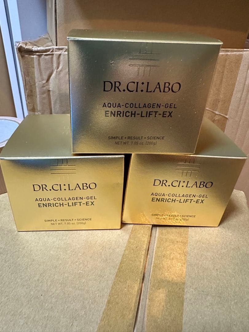 3個 アクアコラーゲンゲル エンリッチリフトEX Dr.シーラボ　200g
