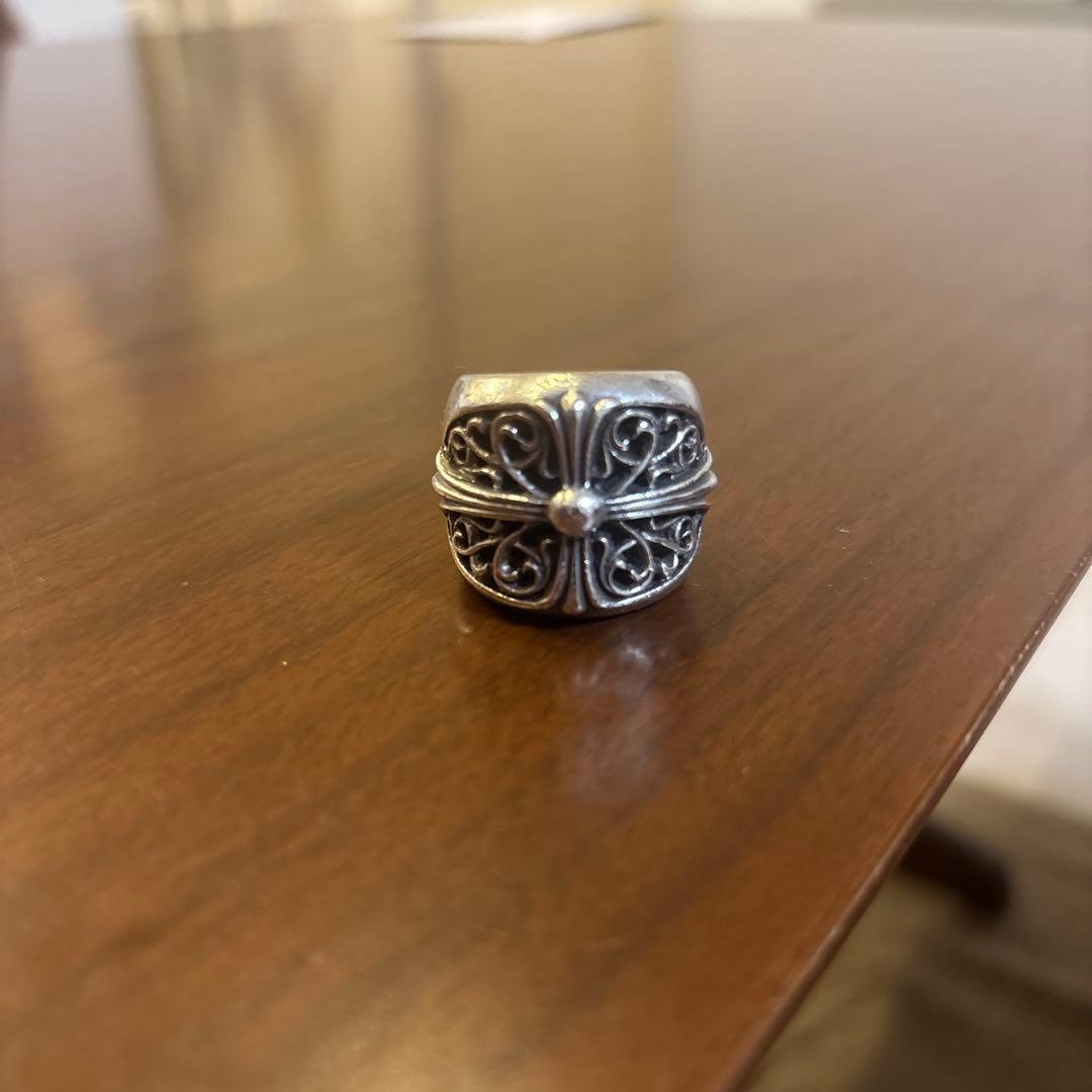 クロムハーツ クラシックオーバルクロスリング 19号CHROME HEARTS