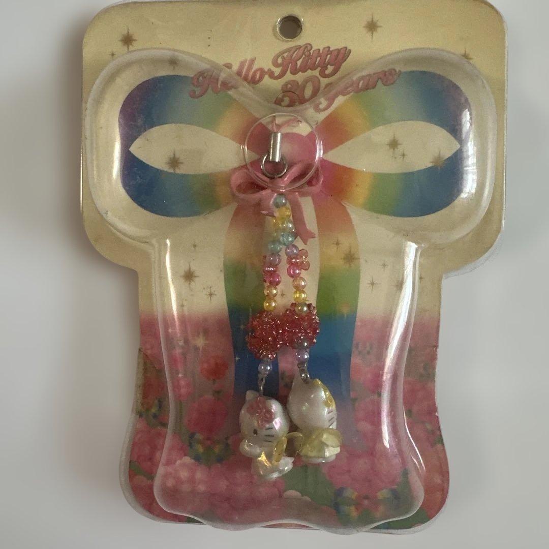 ハローキティ 根付 Hello Kitty 30yearsペア ハローキティ 根付 Hello Kitty 30yearsペア