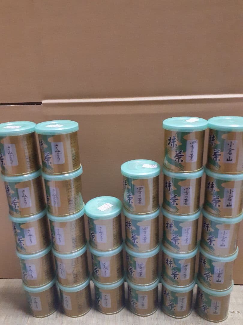 山政小山園　さみどり 13缶　四方の薫　9缶　小倉山　5缶　30g 計27缶