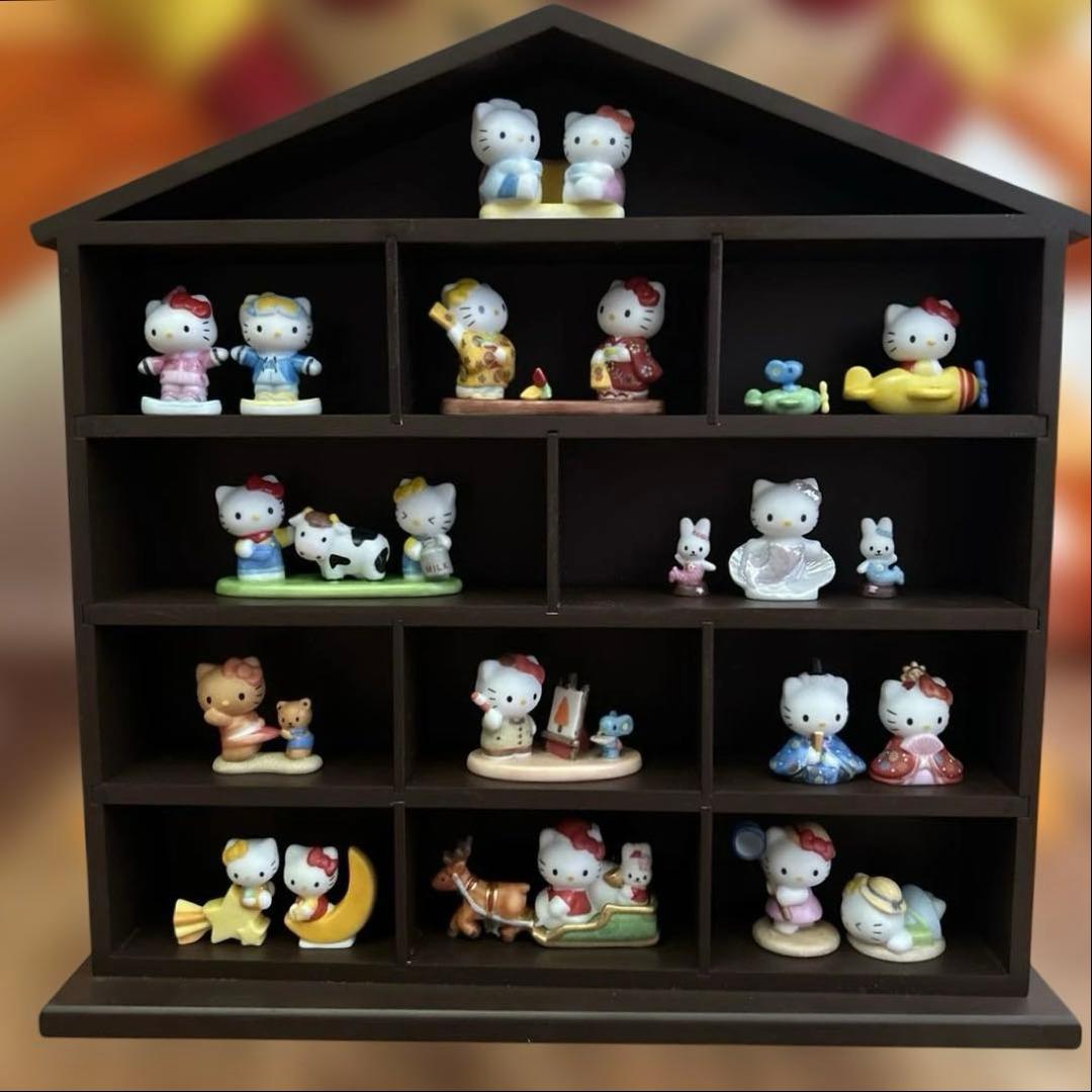 【値下げ】ハローキティ　陶器　置物 ハローキティ サンリオ 陶器 置物 歯磨き指導 歯医者 フィギュア