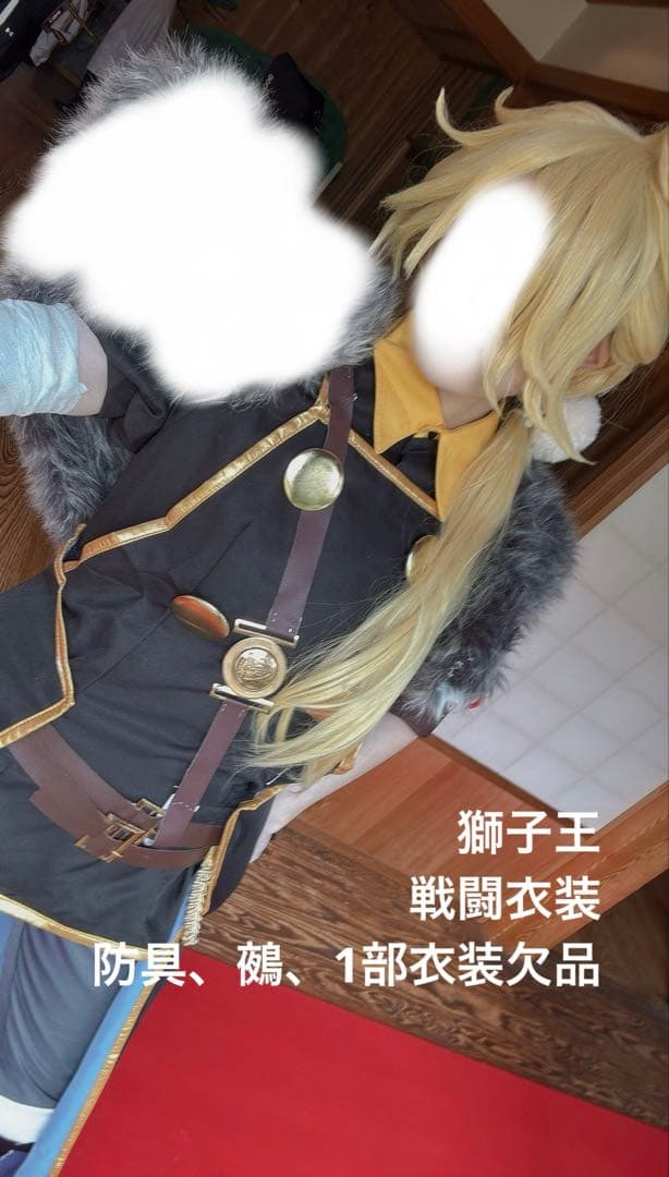 刀剣乱舞 獅子王 コスプレ衣装 ウィッグ付き