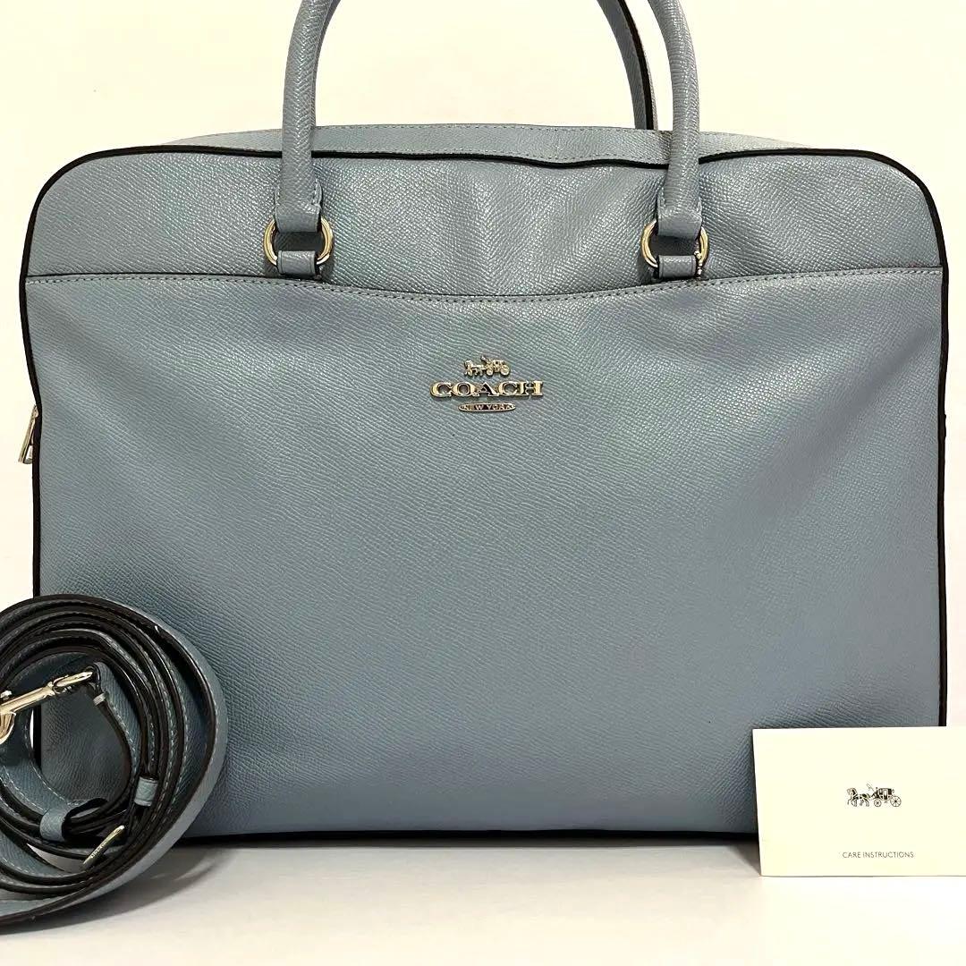 日本未発売✨美品✨コーチ　ブリーフケース　ビジネスバッグ　2way A4可 COACH（コーチ） バッグ メンズ ビジネスバッグ 2WAYブリーフケース A4