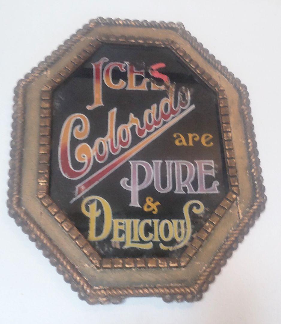 S*S様 「Colorado Ices」のヴィンテージパブミラー【希少品】