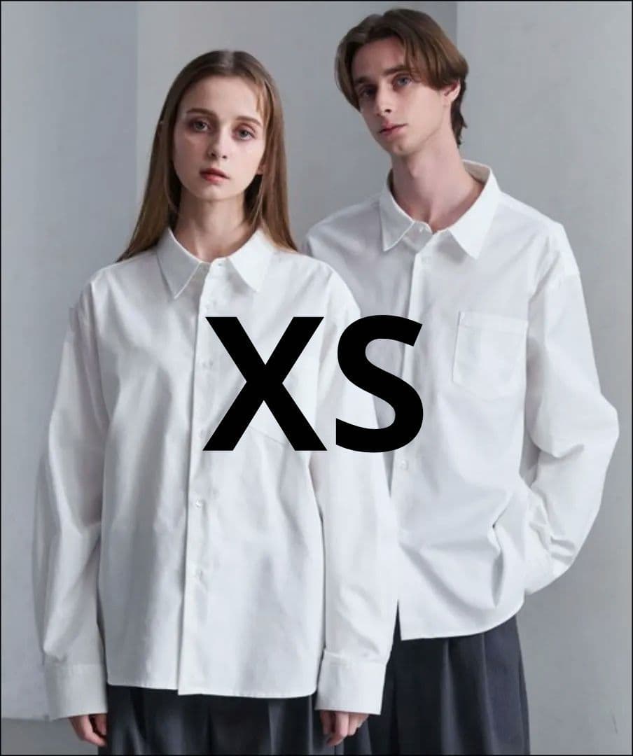 CLEL ロイヤルオックスフォード レギュラーカラーシャツ ホワイト XS