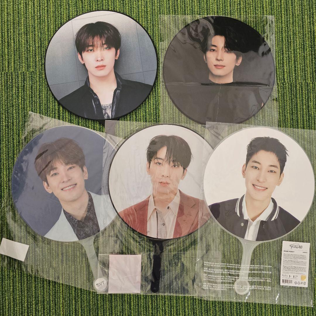 2日間限定500円OFF！SEVENTEEN ウォヌ うちわ 5枚セット