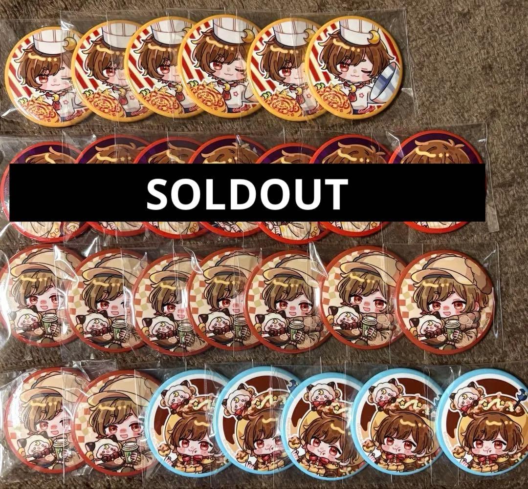 天月 缶バッジ ツリービレッジ コラボ カフェ