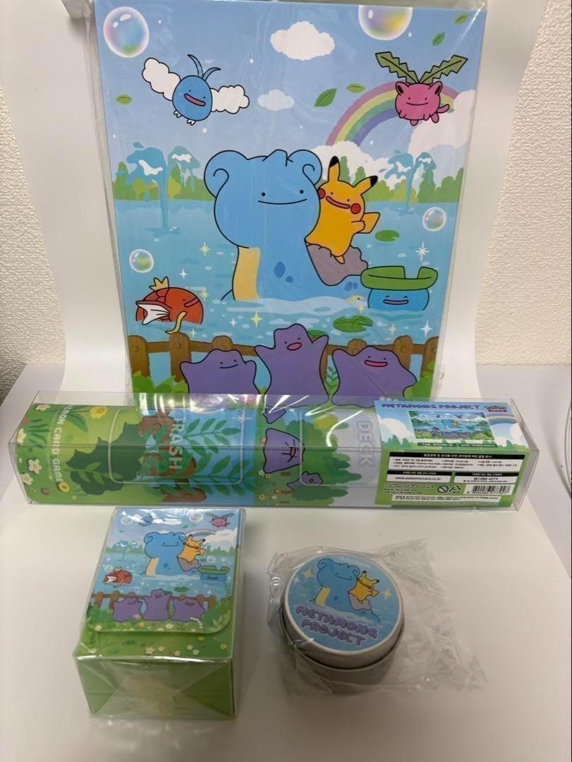 韓国 ポケモン ポップアップ プレイマット ラプラス メタモン　4点セット 韓国 ポケモン ポップアップ プレイマット ラプラス メタモン 4点