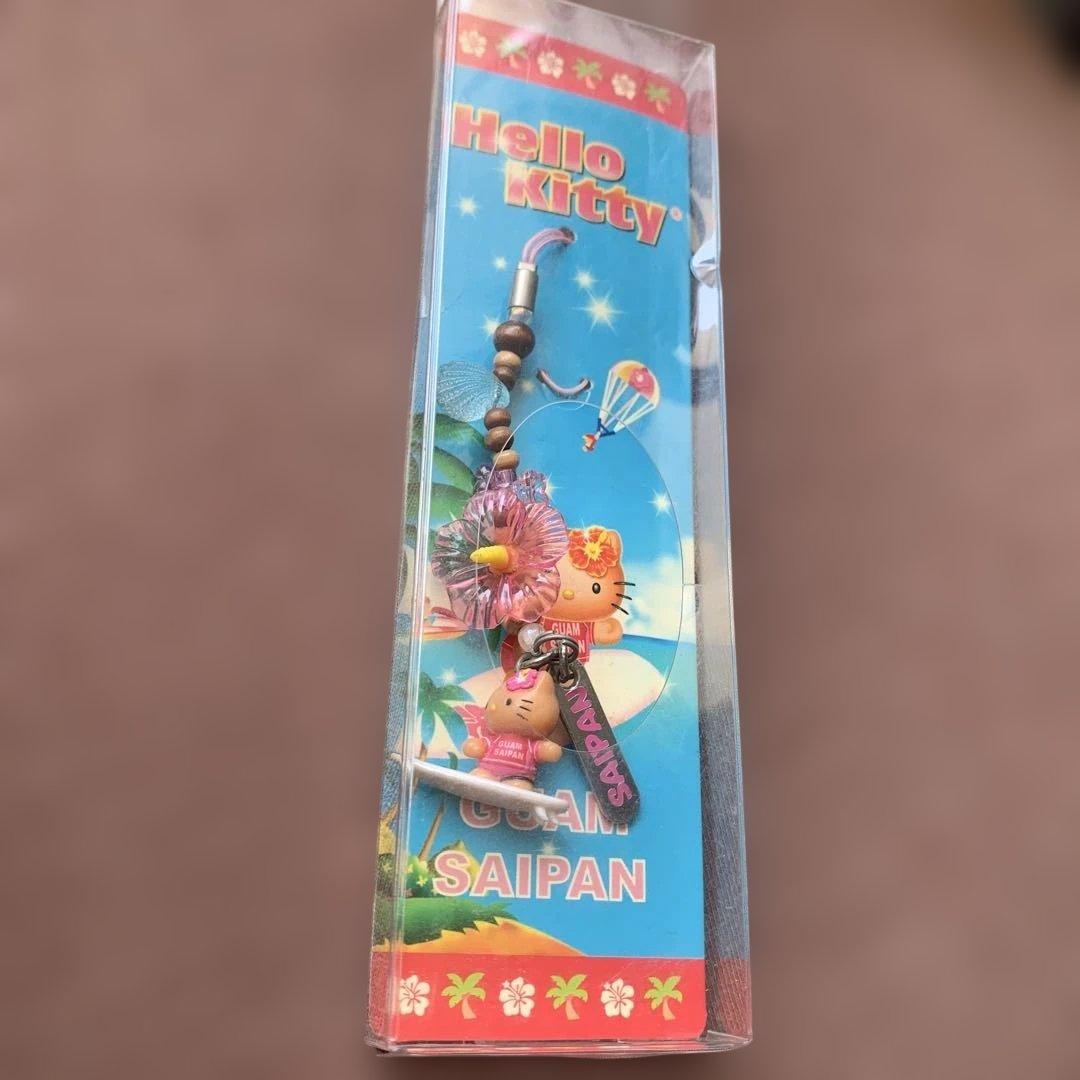 ご当地　日焼けハローキティ　グアム/サイパン ハローキティ - グアム サイパン限定 日焼けキティ ぬいぐるみチャーム
