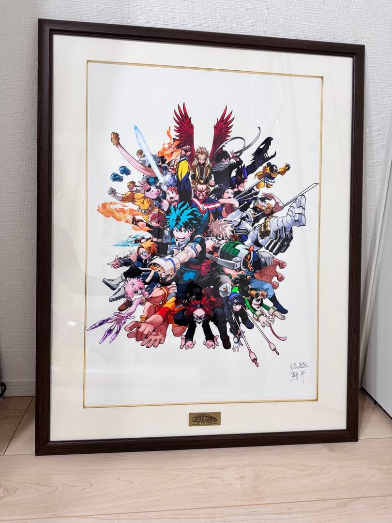 僕のヒーローアカデミア 複製原画 僕のヒーローアカデミア』額装高精細デジタルカラー BD4－JF