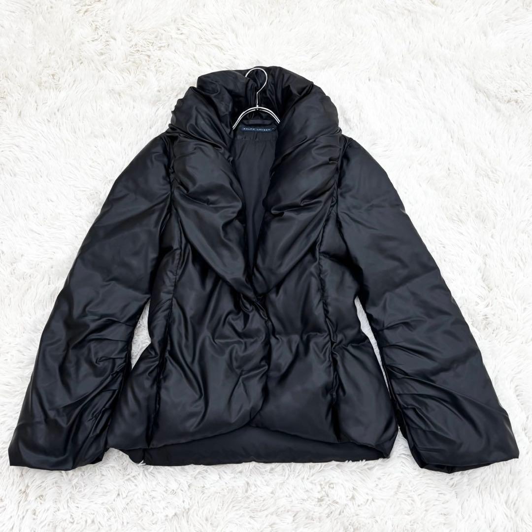 ラルフローレン ダウンジャケット ショールカラー　ダウンコート ブラック