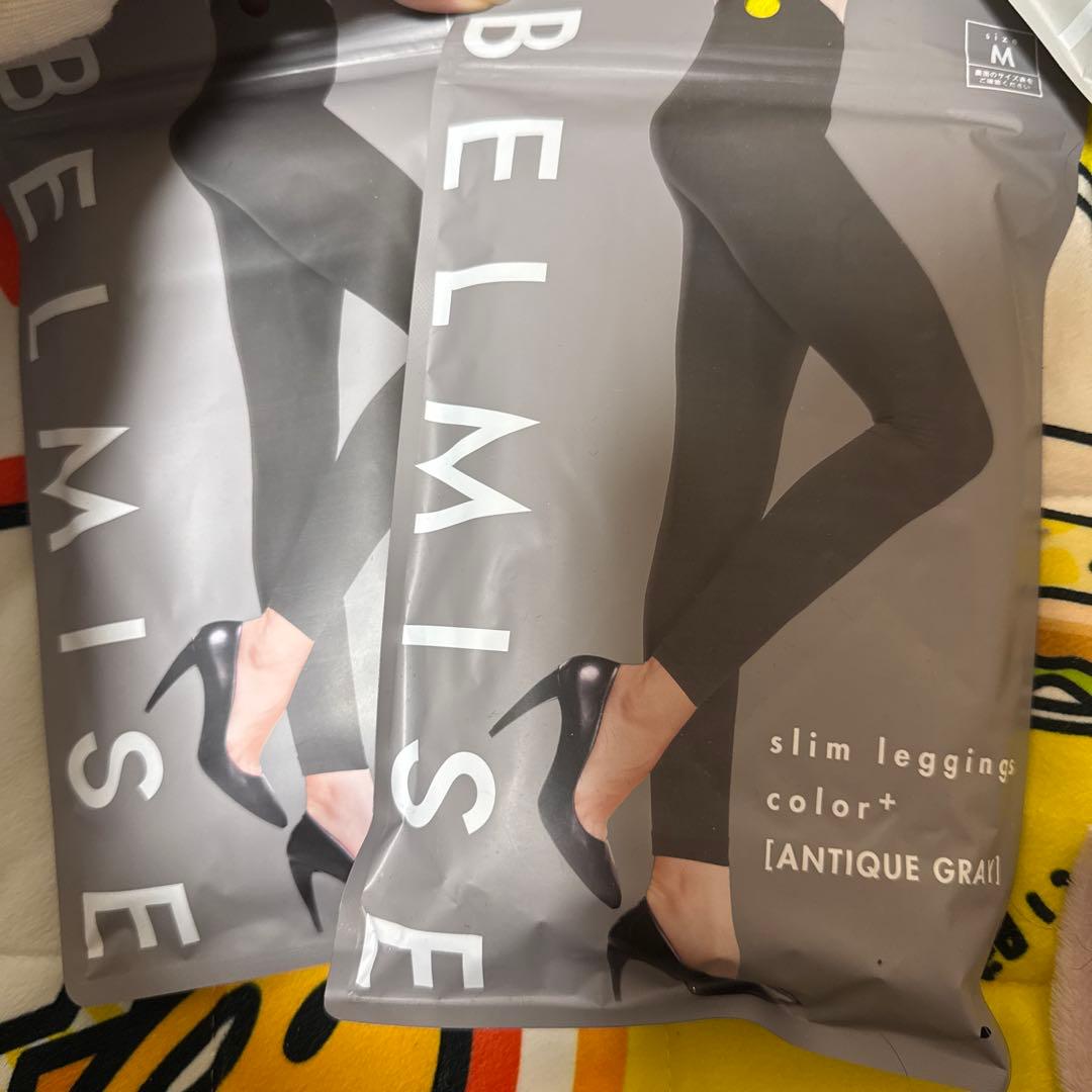 BELMISE スリムレギンス M ブラック