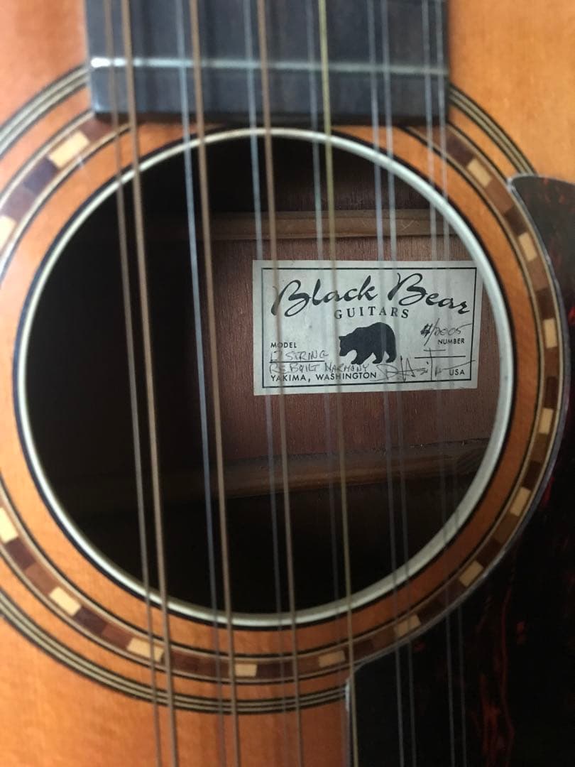 black bear 12弦アコースティック・ギター Amazon.com: Ovation Pro Series Standard Balladeer 2751AX-5 12