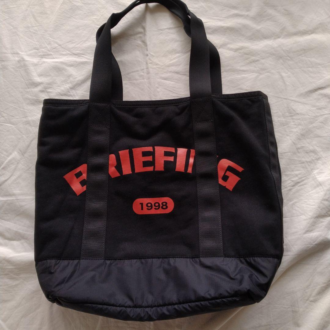 ブリーフィング トートバッグ リバーシブル ブラック黒