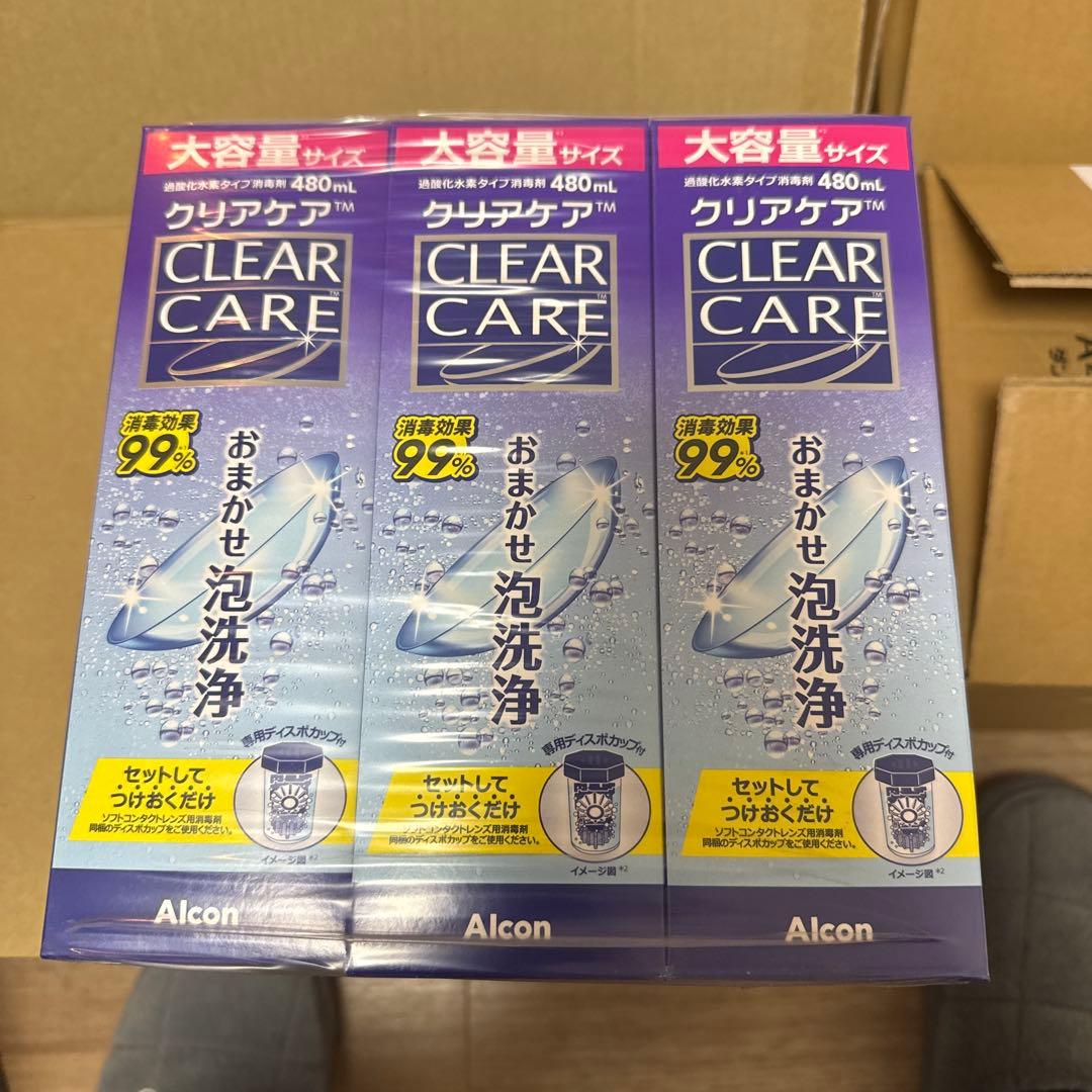 CLEAR CARE ソフトコンタクト洗浄液 480ml×24