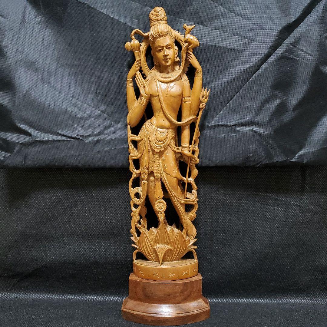 シヴァ神 インド神 木彫刻 仏像 観音 釈迦 仏様 如来 骨董品 仏教 宗教 楽天市場】【ポイント 5倍UP !】卍 仏像 木彫仏像 木彫り 木製 仏像