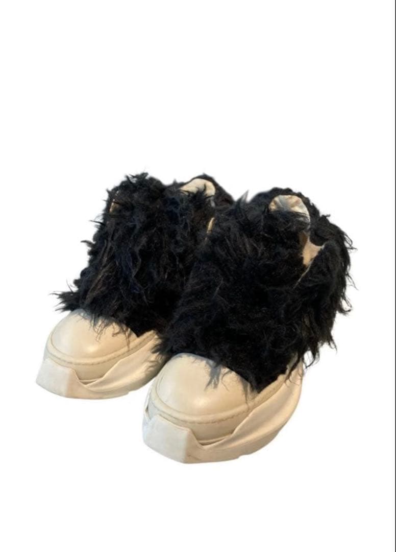 rick owens abstract fur スニーカー