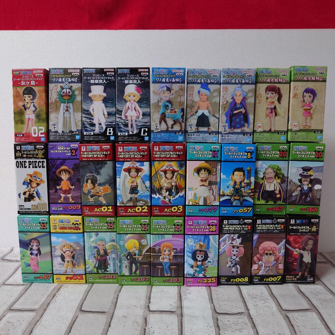 ワンピース ワールドコレクタブルフィギュア　ワーコレ　27個セット　未開封