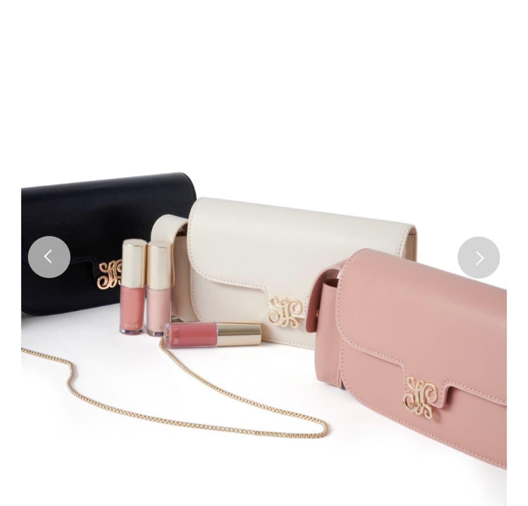 SNIDEL リップケース付きチェーンバッグ リップ付き - メルカリ