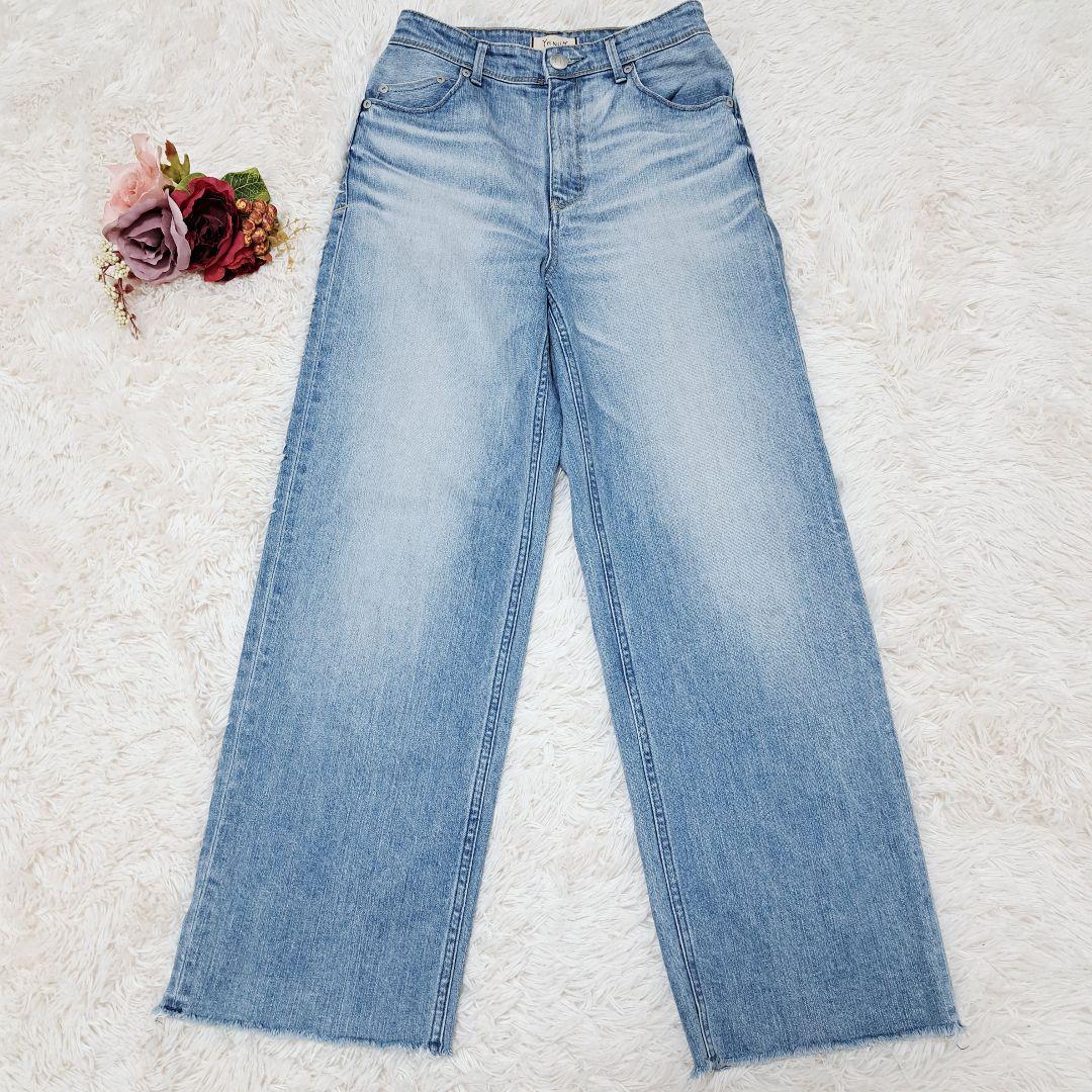 【美品】YANUK LILITH ワイドストレート デニム 25 CCS