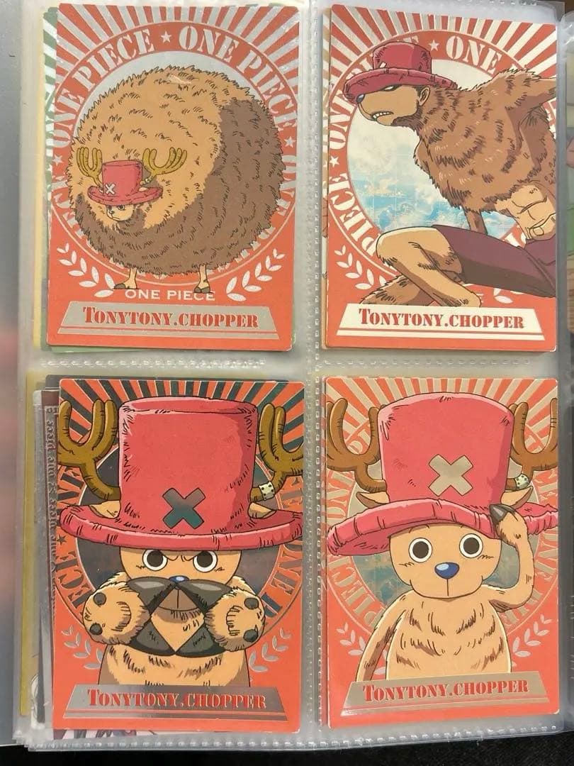 ワンピース　エッチングカード　チョッパー　セット