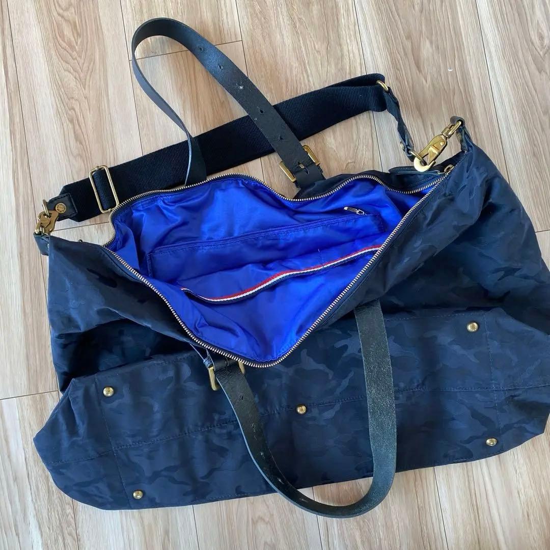 最終値下げ！MILESTO 迷彩ブルー　ボストンバック