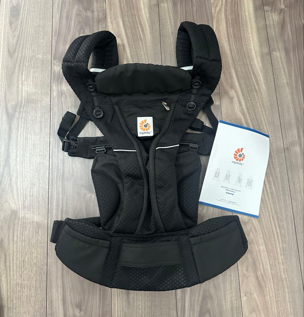 エルゴ オムニブリーズ OMNI メッシュ エルゴベビー 抱っこ紐 ブラック 黒