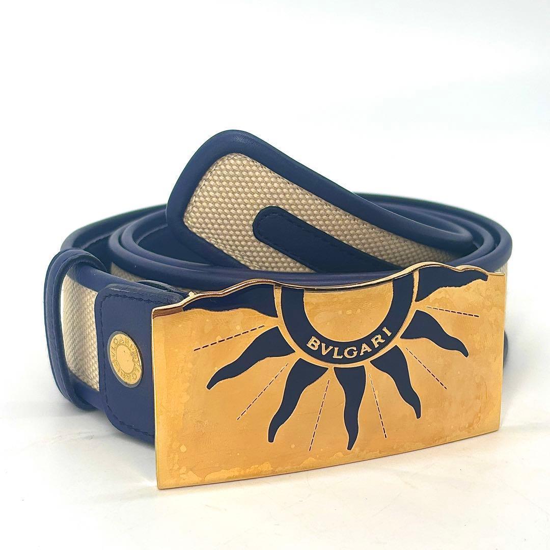 超希少　BVLGARI ブルガリ トンド サン メンズ　ベルト 105/42