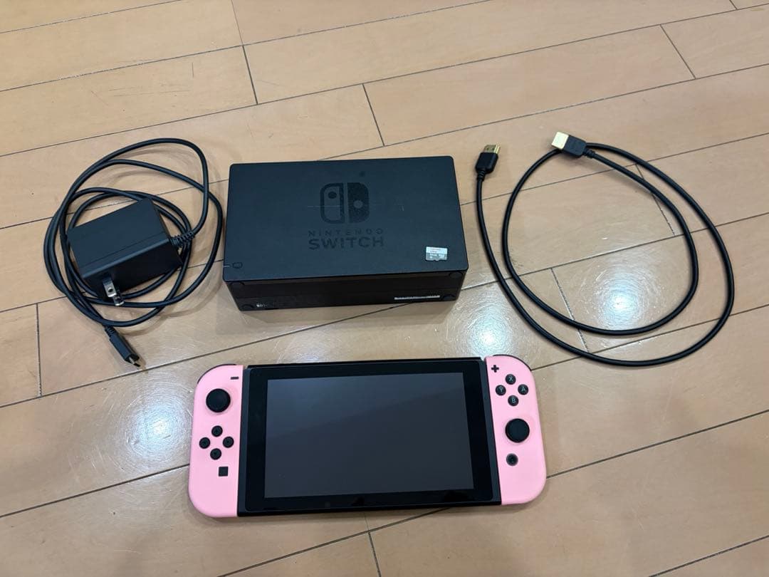 Nintendo Switch 本体 ピンク 64GB microSDカード付き