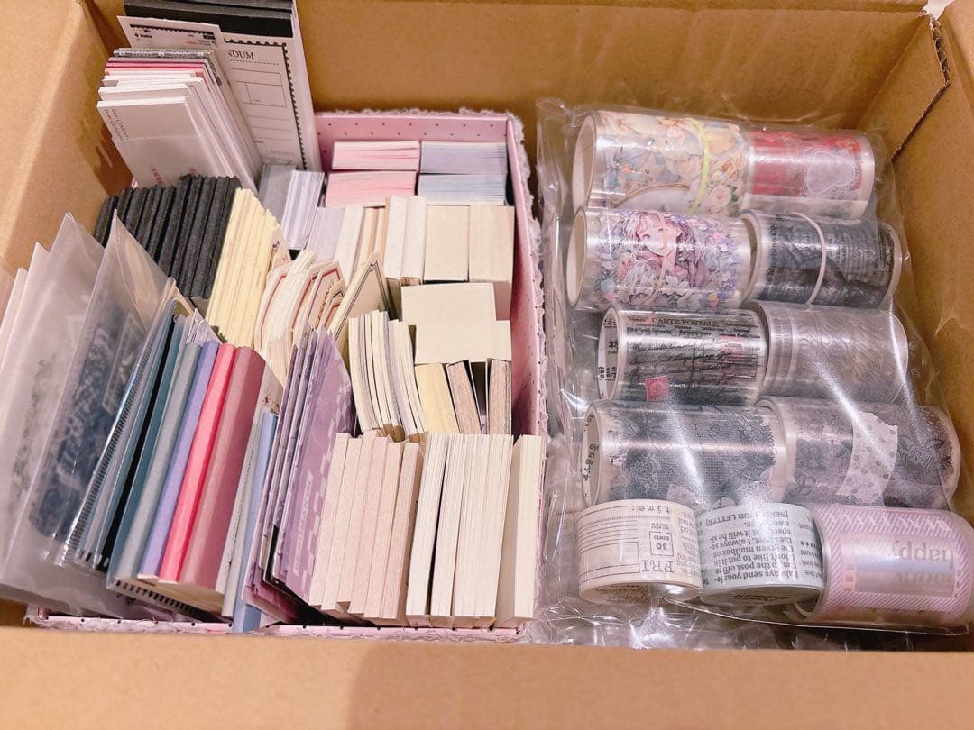 【80サイズ】コラージュ素材　紙モノ　デザペ　まとめ売り⑤