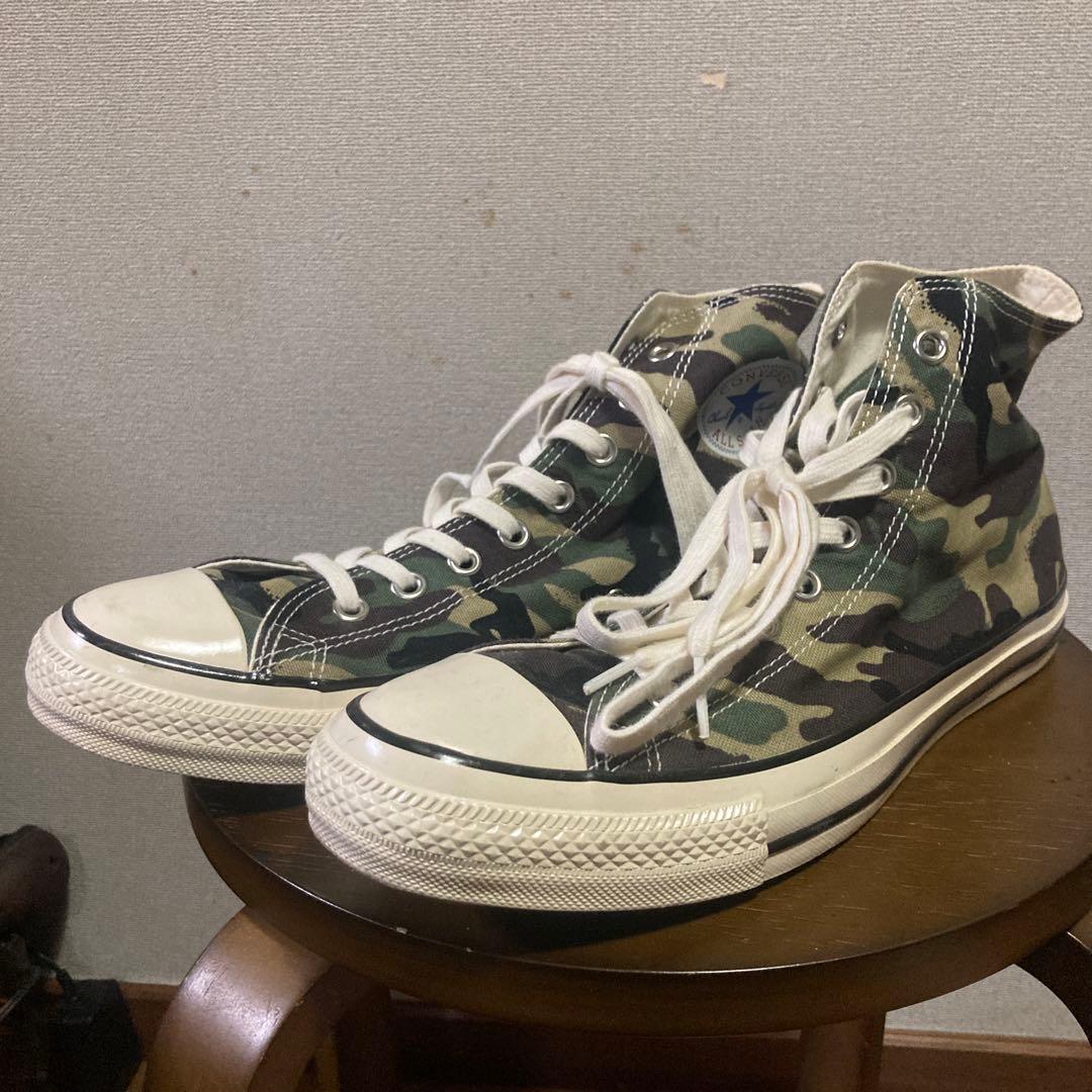 コンバース　オールスター　10.5 迷彩　カモ　usoriginator
