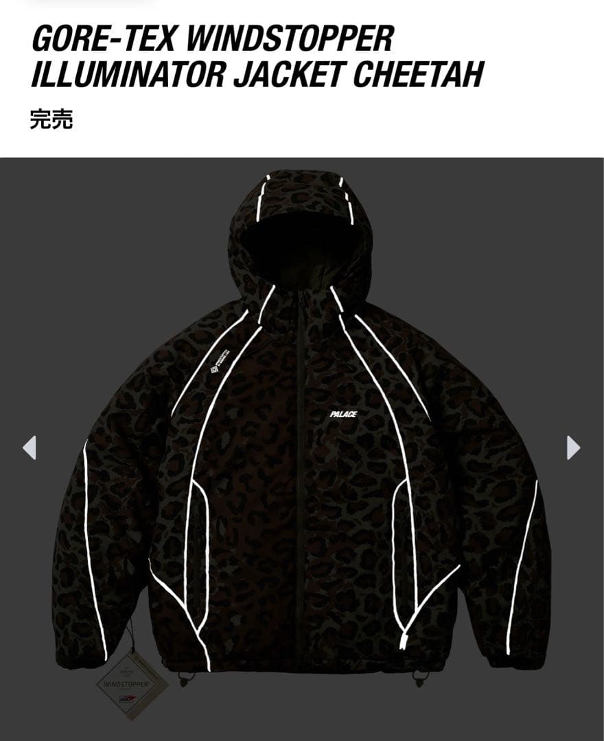 palace GORE-TEX windstopper jacket 新品 - メルカリ
