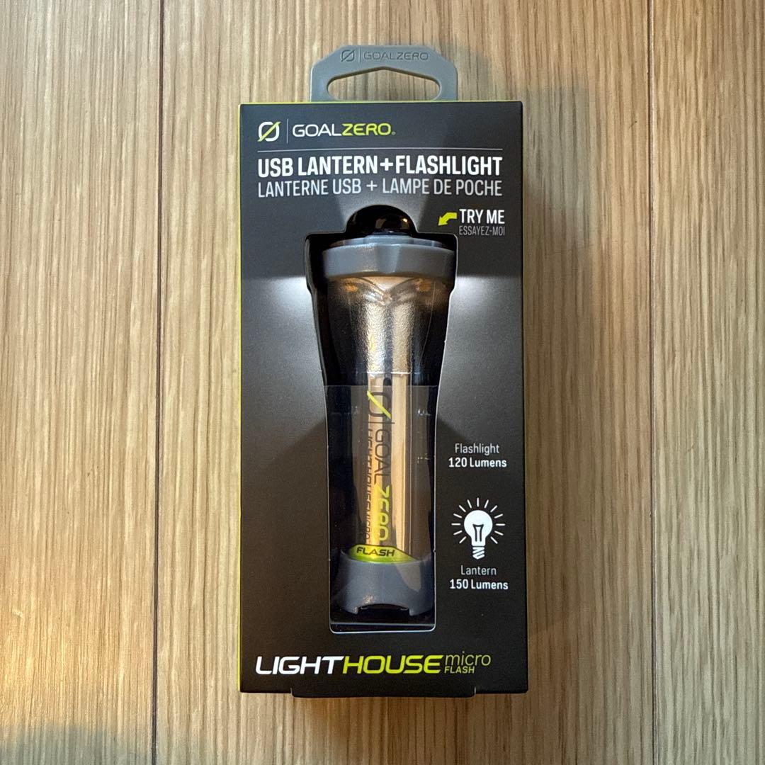 GOAL ZERO Lighthouse Micro Flash 日本別注カラー 再入荷再販！日本限定カラー goal zero Lighthouse Micro Flash