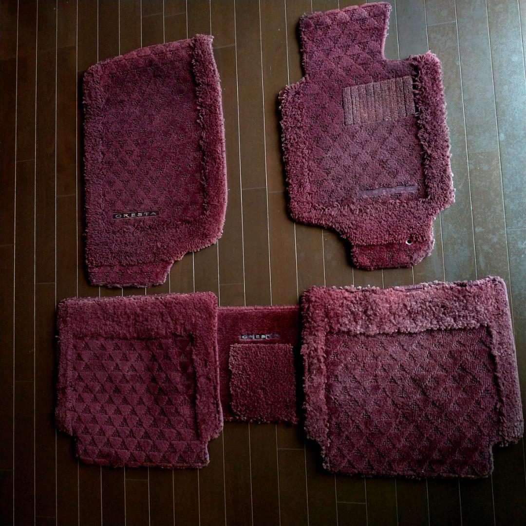 旧車　フロアマット5枚組 当時物