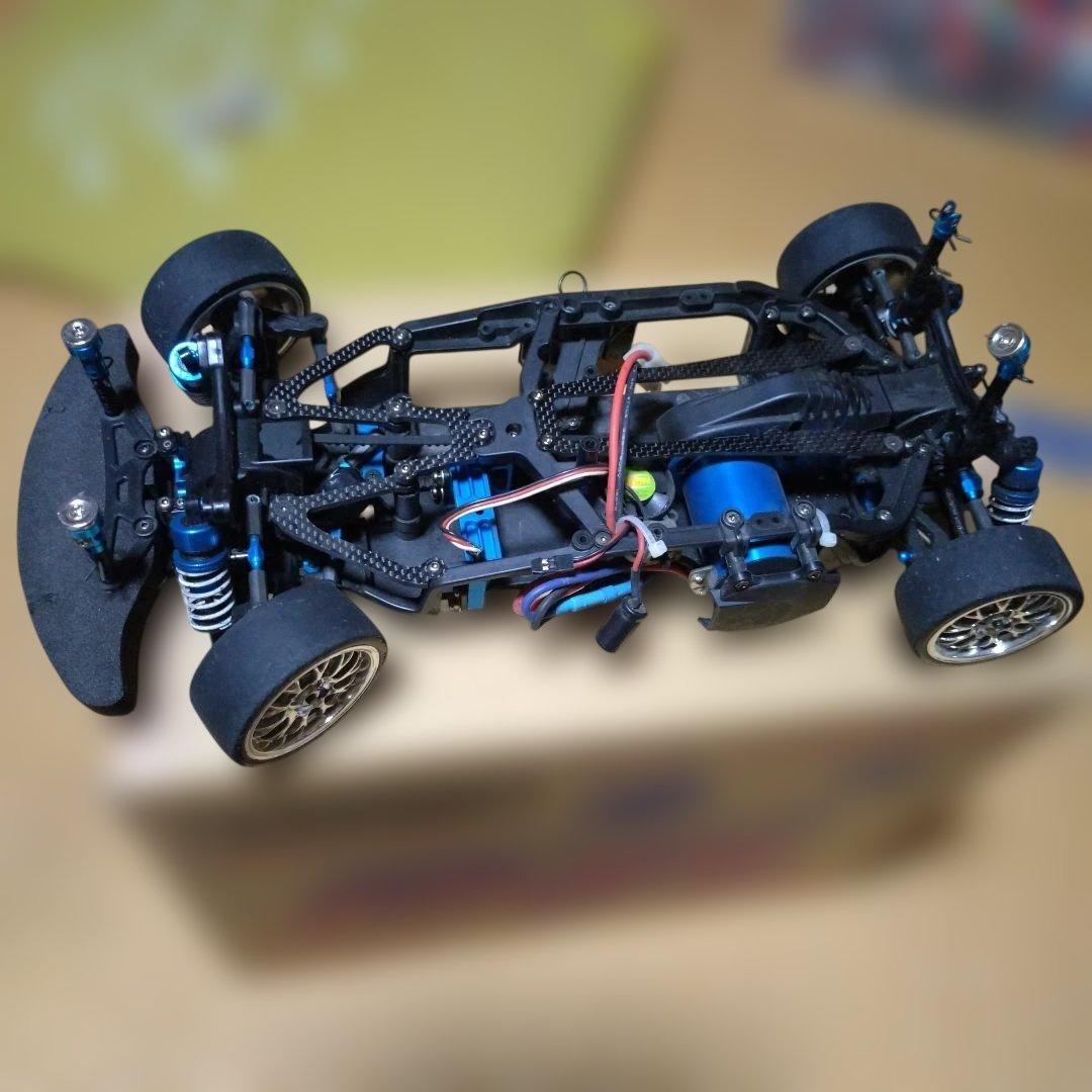 タミヤ　TA-07 OP多数　要整備　メカ無し 最終章）タミヤのTA07R製作記！ 初めてのベルト車作成で得た手順や