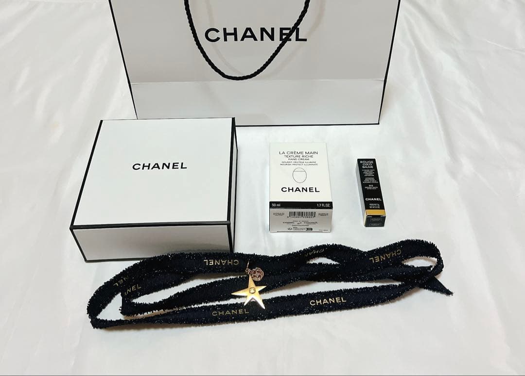 【新品】シャネルLACRÈME MAIN&ROUGE COCOBAUMEセット