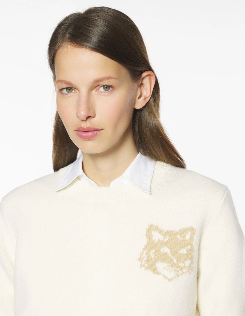 新品 MAISON KITSUNE フォックス メリノジャンパー メゾンキツネ