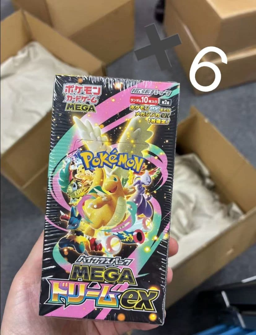 ポケモンカードゲーム メガドリームEX 6BOX　シュリンク付き ポケモンカードゲーム メガドリームEX シュリンク付き 6BOX｜Yahoo