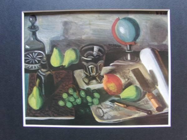 小出 楢重、地球儀のある静物、希少画集画、新品額装付 小出 楢重、地球儀のある静物、希少画集画、新品額装付 - メルカリ