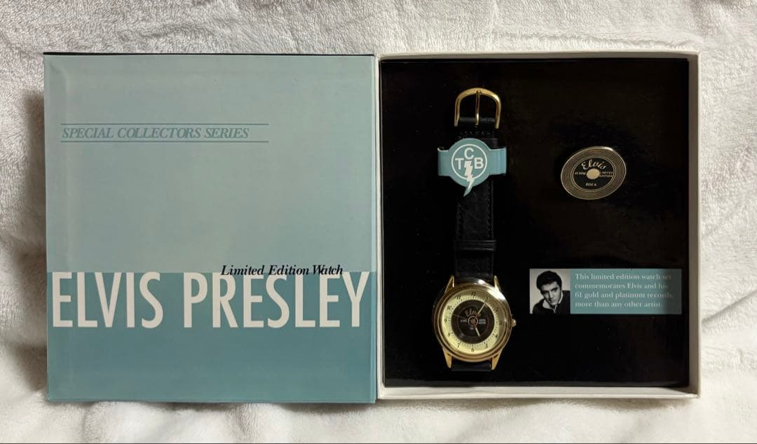 エルビス・プレスリー 限定版時計・ピンバッチ