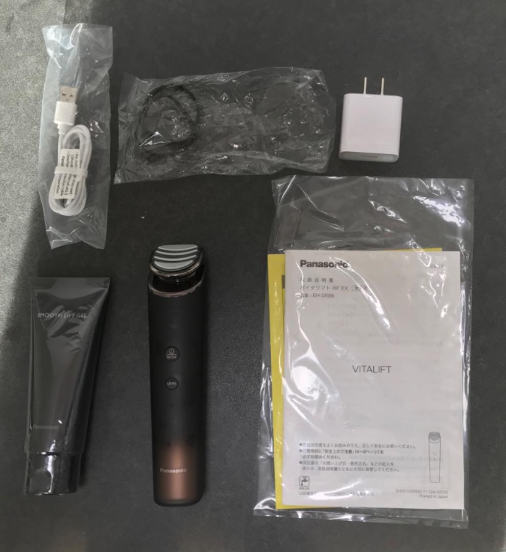 【美品】バイタリフトRF EX EH-SR86-T RF美顔器 Panasonic リフトケア美顔器 バイタリフト RF EX EH-SR86-T