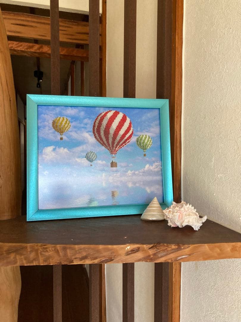 Hot air balloons over the sea ビーズ刺繍 91v8HVDq3KL._AC_UF894,