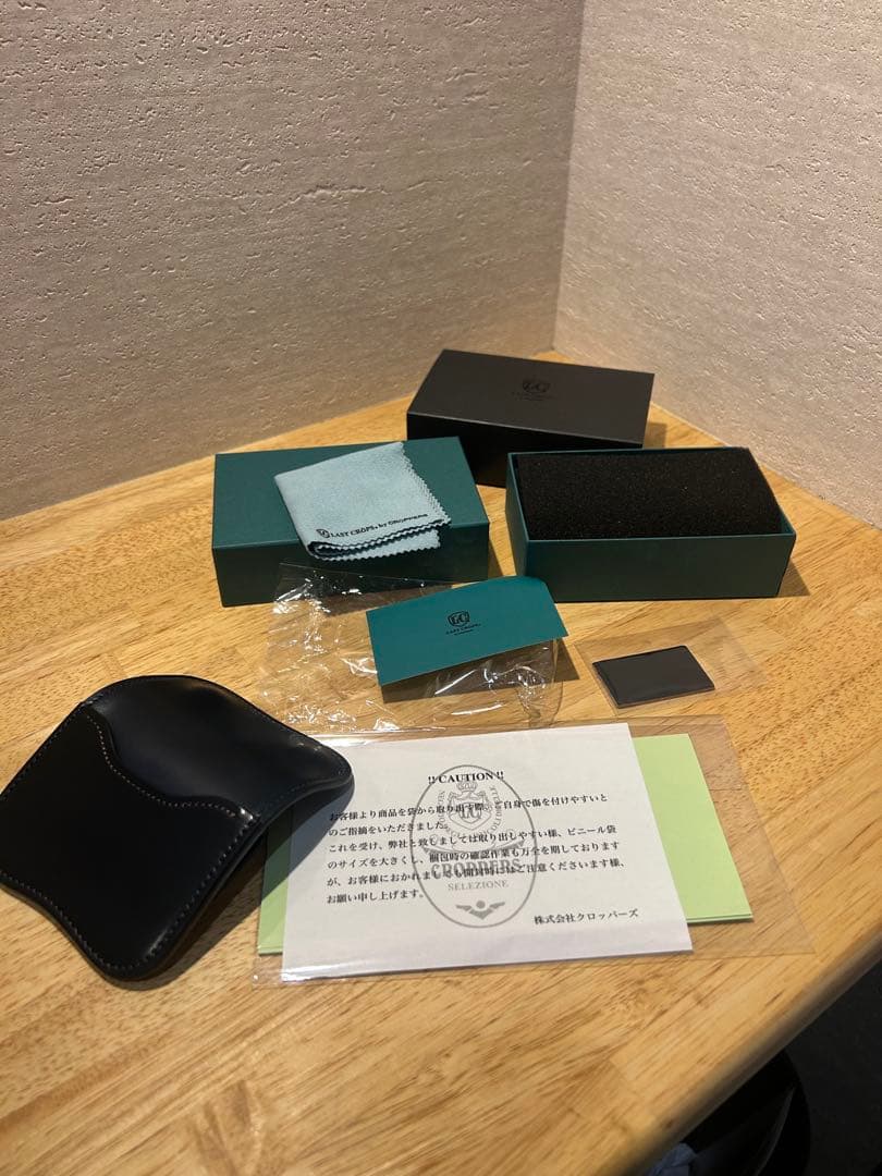 専用　新品LASTCROPS LCTONGUEフルシェルコードバン　スタンプ付