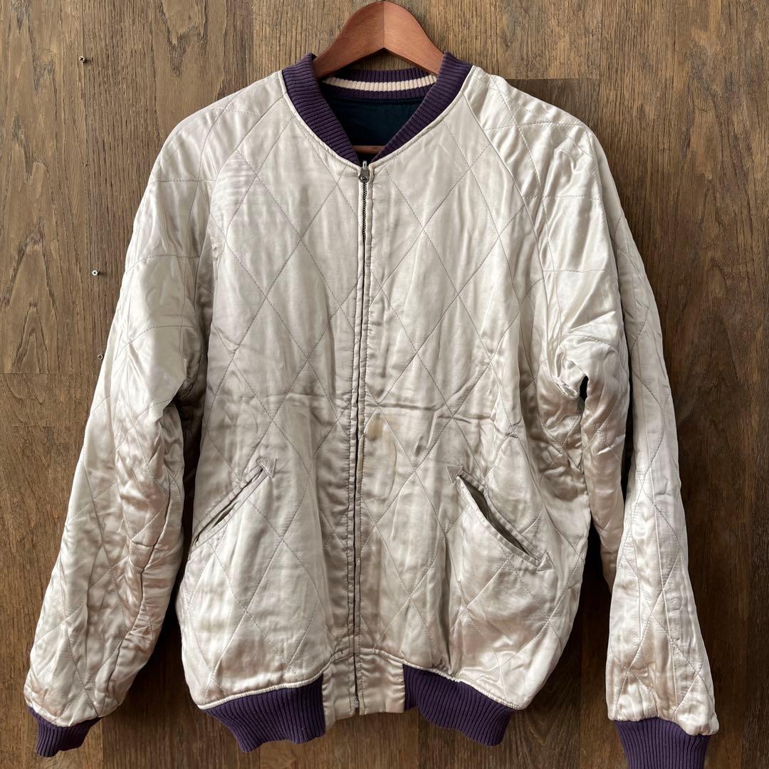 BLUEBLUE リバーシブルスカジャン サイズL - メルカリ