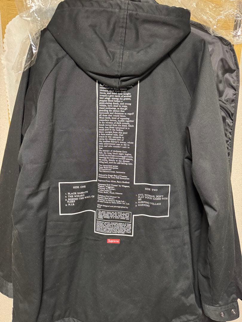 ジャケット・アウター Supreme Black Sabbath Hooded Parka L