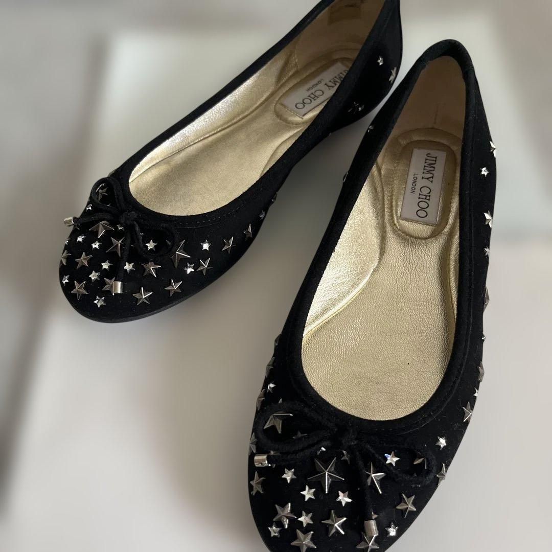 karo 様フラットシューズ　バレエシューズ　ジミーチュウ